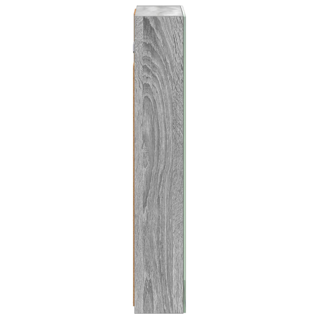 Badeværelsesspejlskab med hylde Grå Sonoma 40 x 10,5 x 60,5 cm