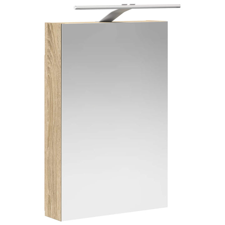 Badeværelsesspejlskab med hylde Sonoma eg 40 x 10,5 x 60,5 cm