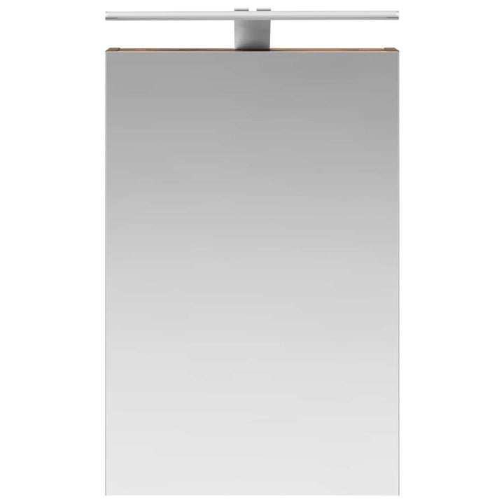 Badeværelsesspejlskab med hylde Røget eg 40 x 10,5 x 60,5 cm