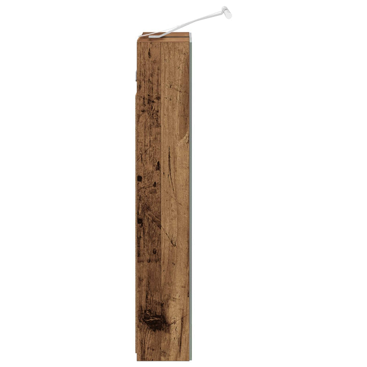 Badeværelsesspejlskab med hylde Gammelt træ 40 x 10,5 x 60,5 cm