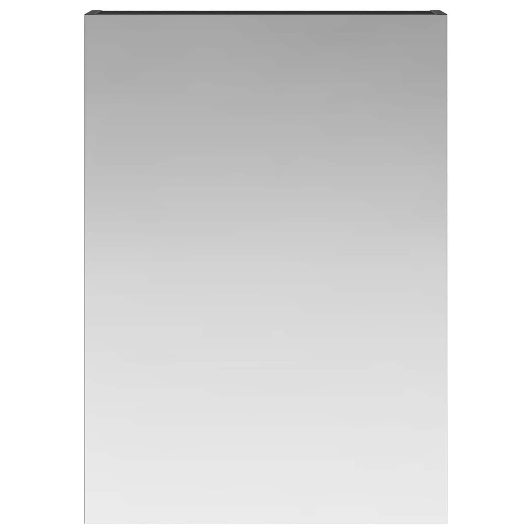 Badeværelsesspejlskab Sort eg 50 x 14,5 x 70 cm Konstrueret træ