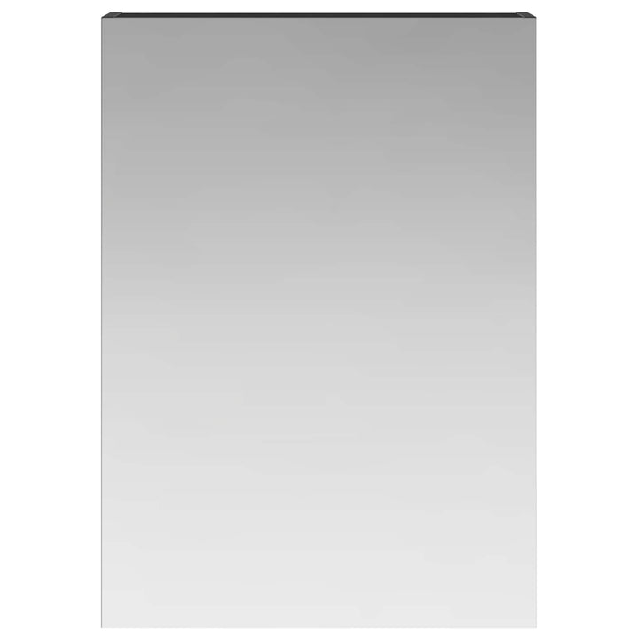Badeværelsesspejlskab Sort eg 50 x 14,5 x 70 cm Konstrueret træ