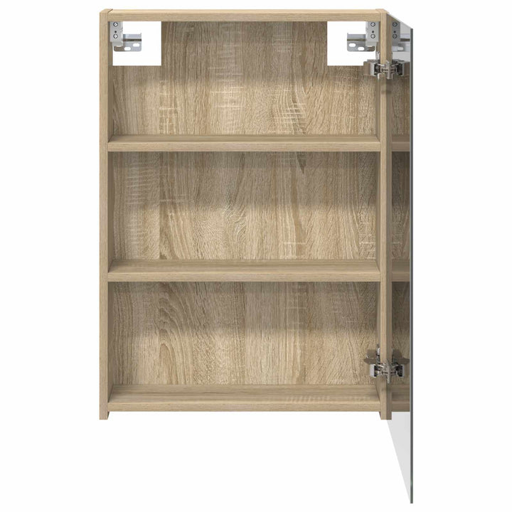 Badeværelsesspejlskab med hylde Sonoma eg 50 x 14,5 x 70 cm