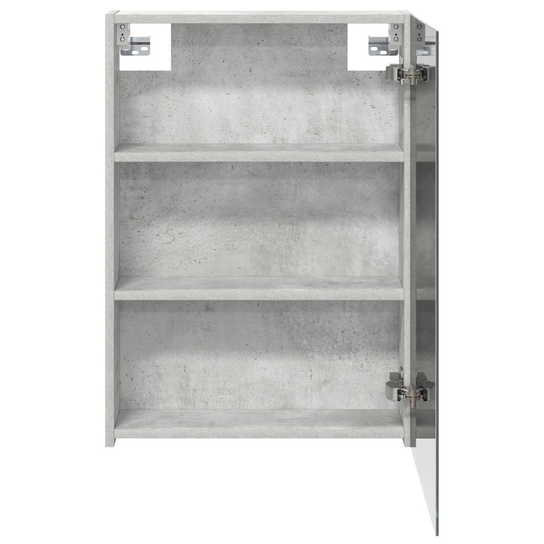 Badeværelsesspejlskab med hylde Beton Grå 50 x 14,5 x 70 cm