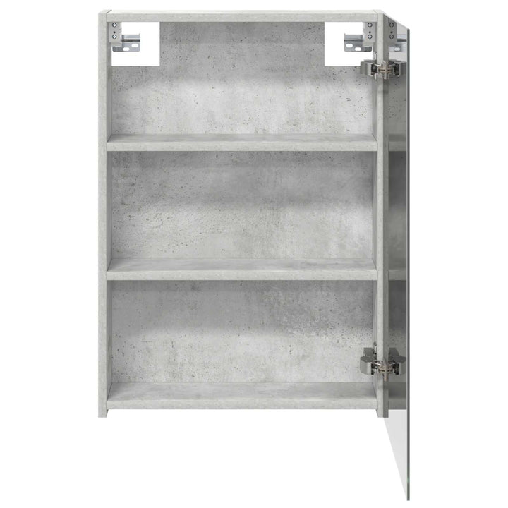 Badeværelsesspejlskab med hylde Beton Grå 50 x 14,5 x 70 cm