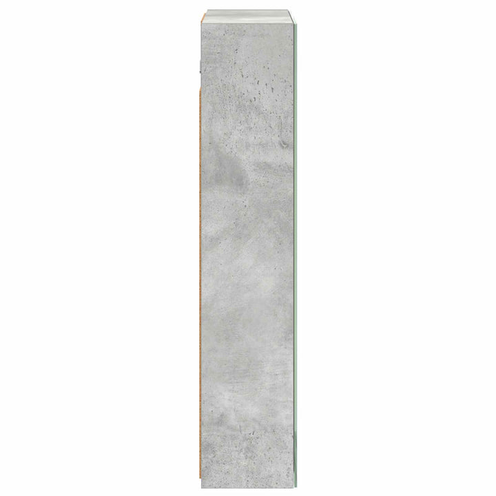 Badeværelsesspejlskab med hylde Beton Grå 50 x 14,5 x 70 cm