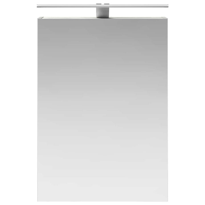 Badeværelsesspejlskab med hylde Beton Grå 50 x 14,5 x 70 cm