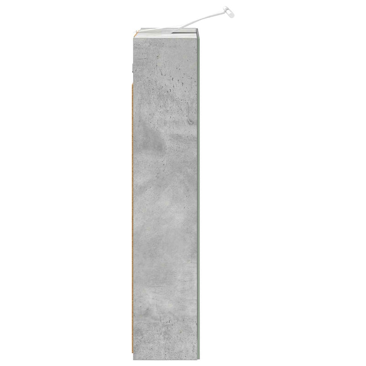 Badeværelsesspejlskab med hylde Beton Grå 50 x 14,5 x 70 cm