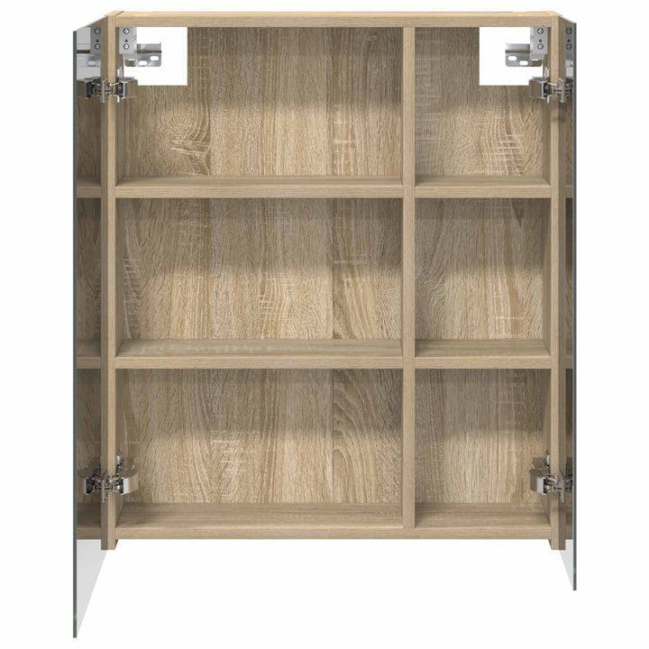 Badeværelsesspejlskab med hylde Sonoma eg 60 x 14,5 x 70 cm