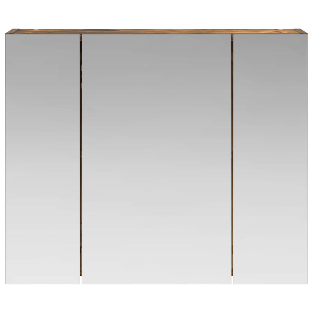 Badeværelsesspejlskab Røget eg 60 x 14,5 x 50 cm