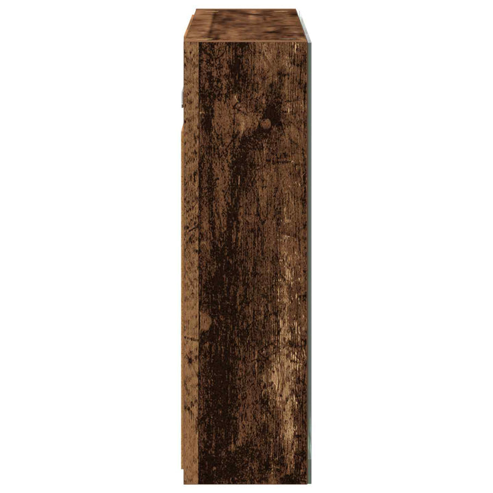 Badeværelsesspejlskab Gammelt træ 60 x 14,5 x 50 cm