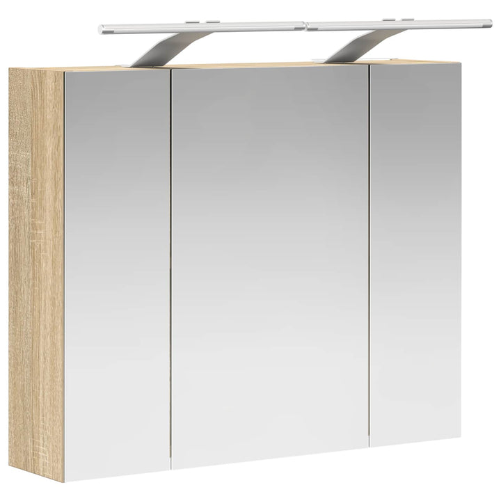 Badeværelsesspejlskab Sonoma eg 60 x 14,5 x 50 cm