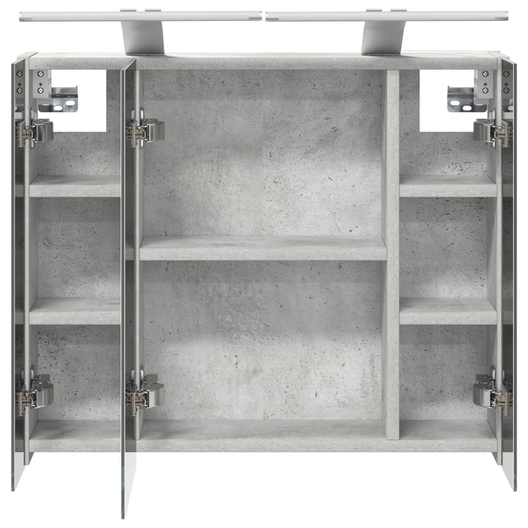 Badeværelsesspejlskab Beton Grå 60 x 14,5 x 50 cm