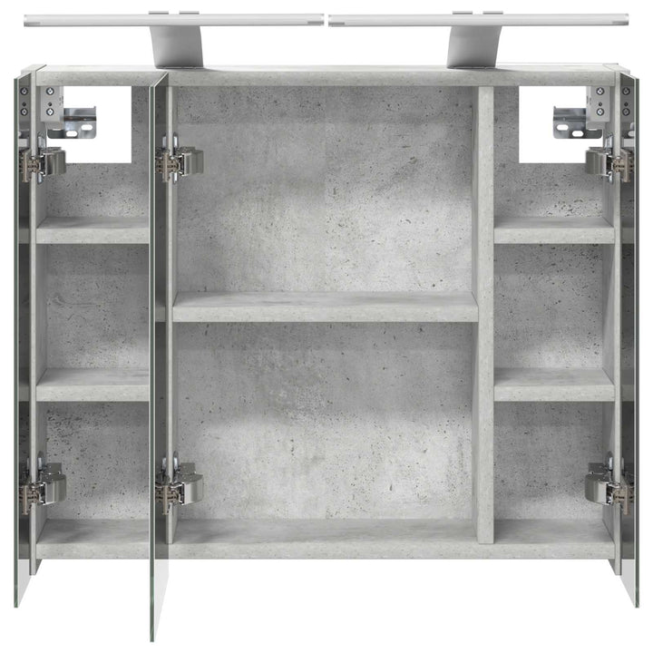 Badeværelsesspejlskab Beton Grå 60 x 14,5 x 50 cm