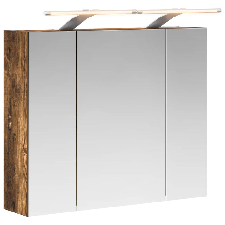 Badeværelsesspejlskab Røget eg 60 x 14,5 x 50 cm