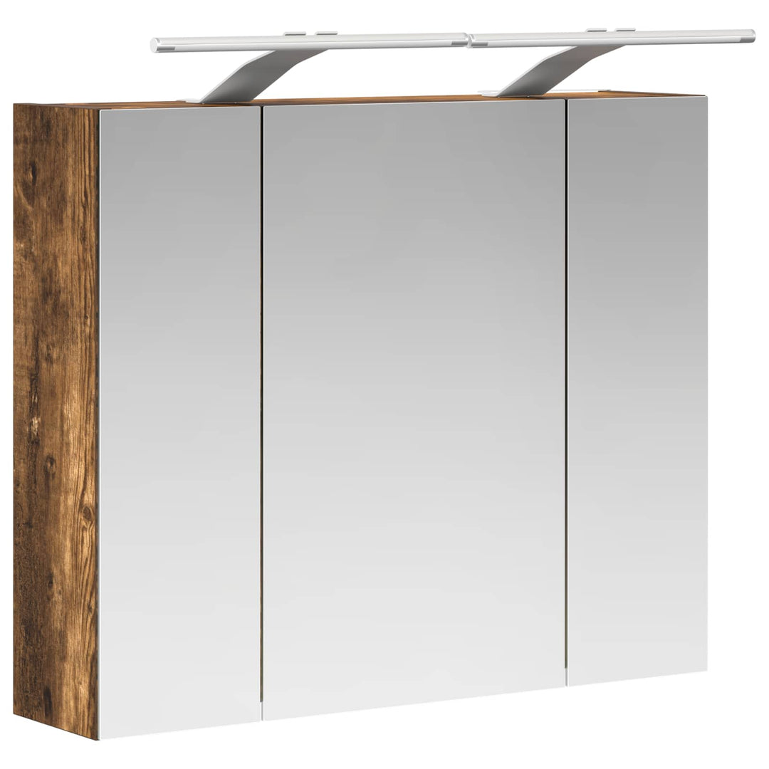 Badeværelsesspejlskab Røget eg 60 x 14,5 x 50 cm