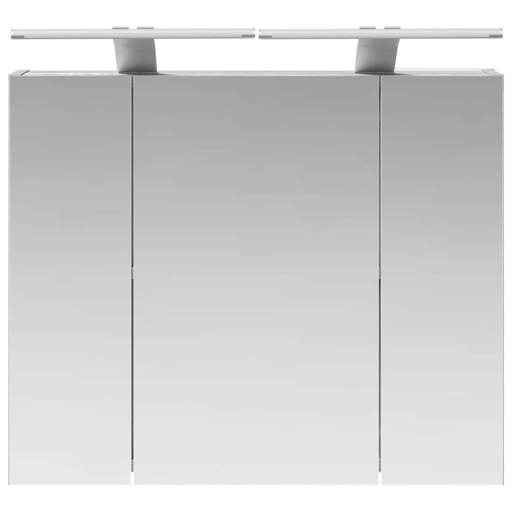 Badeværelsesspejlskab Grå Sonoma 60 x 14,5 x 50 cm