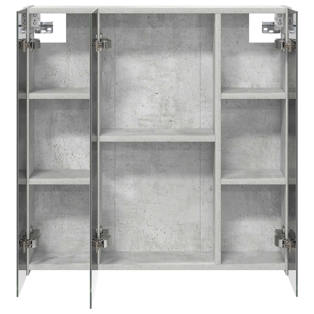Badeværelsesspejlskab Beton Grå 70 x 14,5 x 70 cm