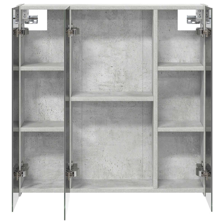 Badeværelsesspejlskab Beton Grå 70 x 14,5 x 70 cm