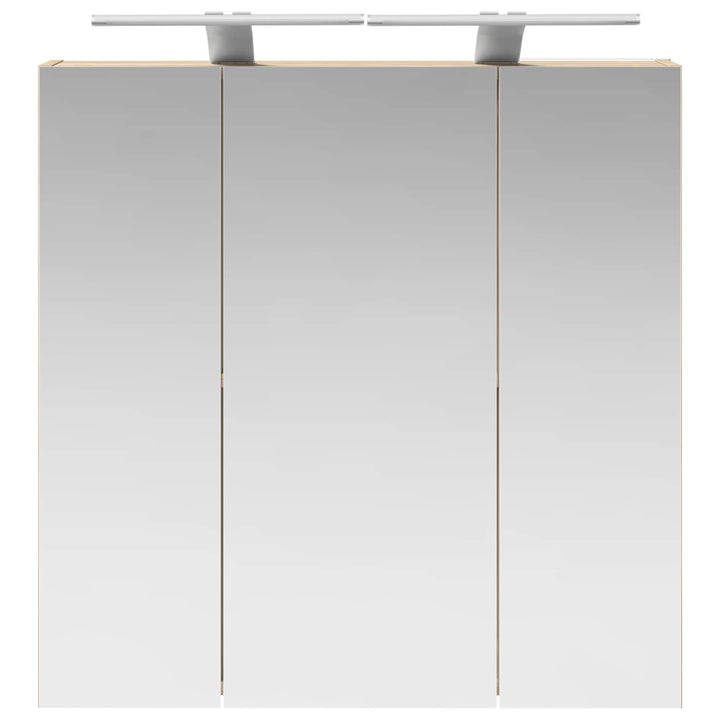 Badeværelsesspejlskab Sonoma eg 70 x 14,5 x 70 cm