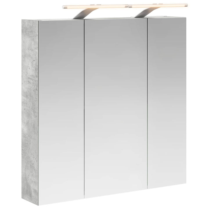 Badeværelsesspejlskab Beton Grå 70 x 14,5 x 70 cm