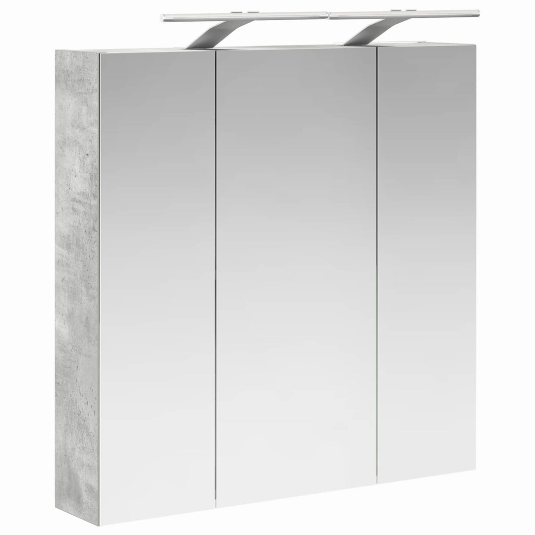 Badeværelsesspejlskab Beton Grå 70 x 14,5 x 70 cm
