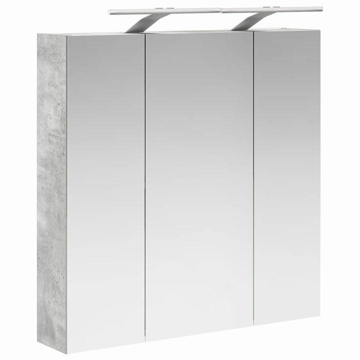Badeværelsesspejlskab Beton Grå 70 x 14,5 x 70 cm