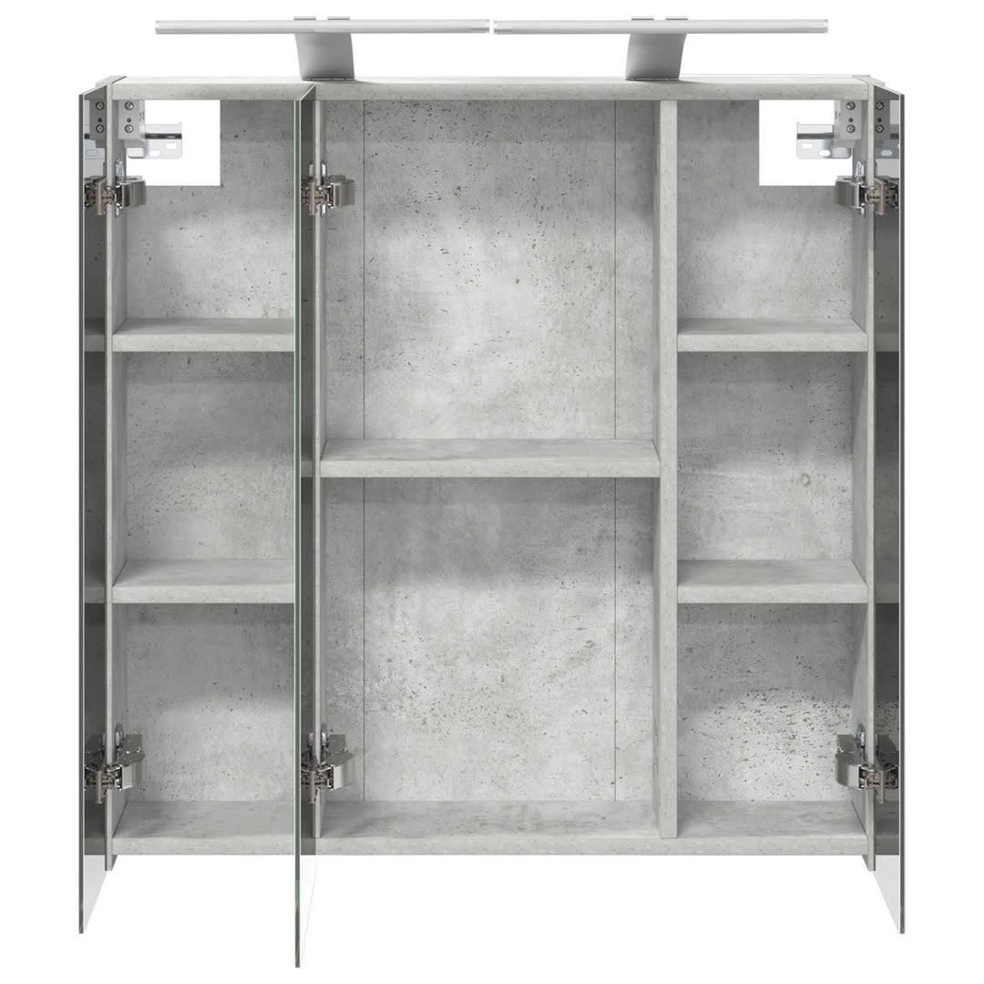 Badeværelsesspejlskab Beton Grå 70 x 14,5 x 70 cm