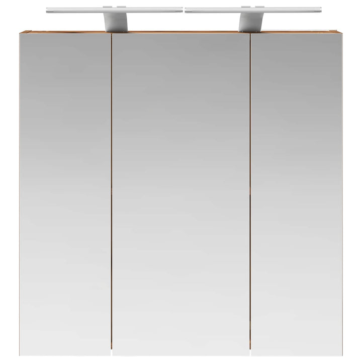 Badeværelsesspejlskab Gammelt træ 70 x 14,5 x 70 cm