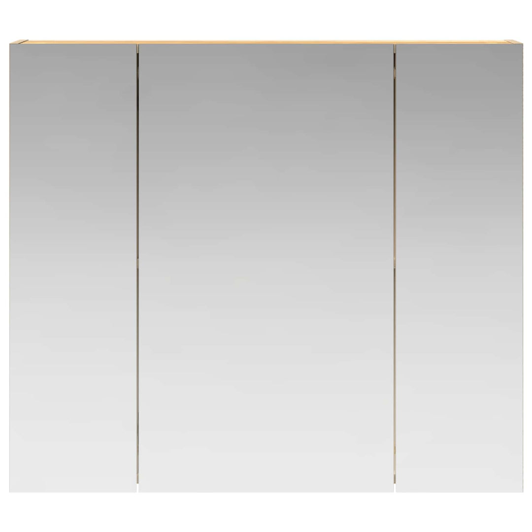 Badeværelsesspejlskab med hylde Sonoma eg 80 x 14.5 x 70 cm