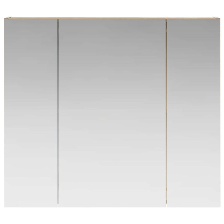 Badeværelsesspejlskab med hylde Sonoma eg 80 x 14.5 x 70 cm
