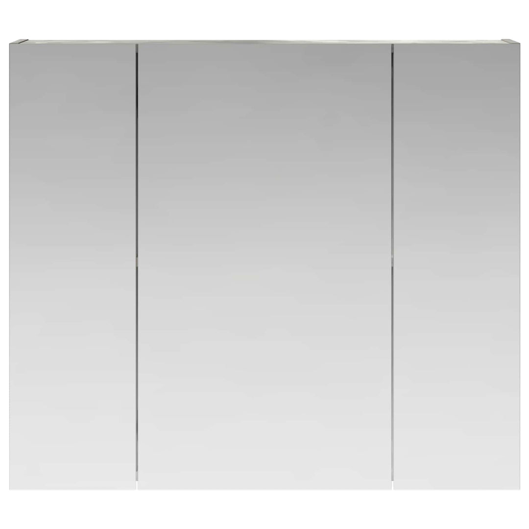 Badeværelsesspejlskab med hylde Beton Grå 80 x 14.5 x 70 cm