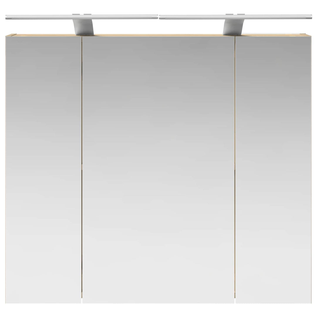 Badeværelsesspejlskab med hylde Sonoma eg 80 x 14.5 x 70 cm