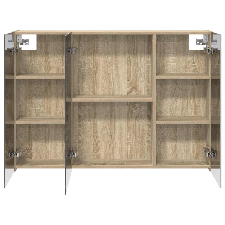 Badeværelsesspejlskab med hylde Sonoma eg 100 x 14,5 x 70 cm