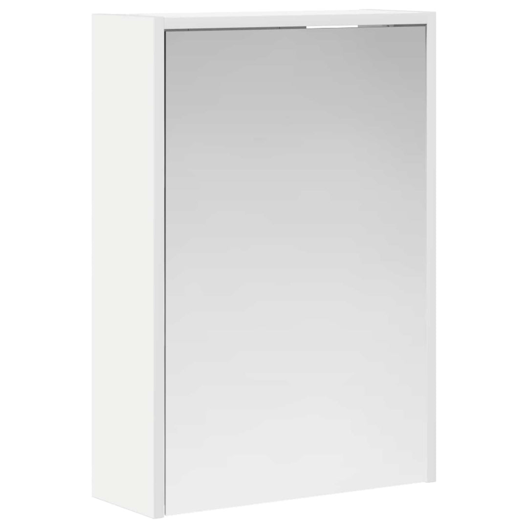 Badeværelsesspejlskab Hvid 43 x 16 x 62.5 cm Konstrueret træ