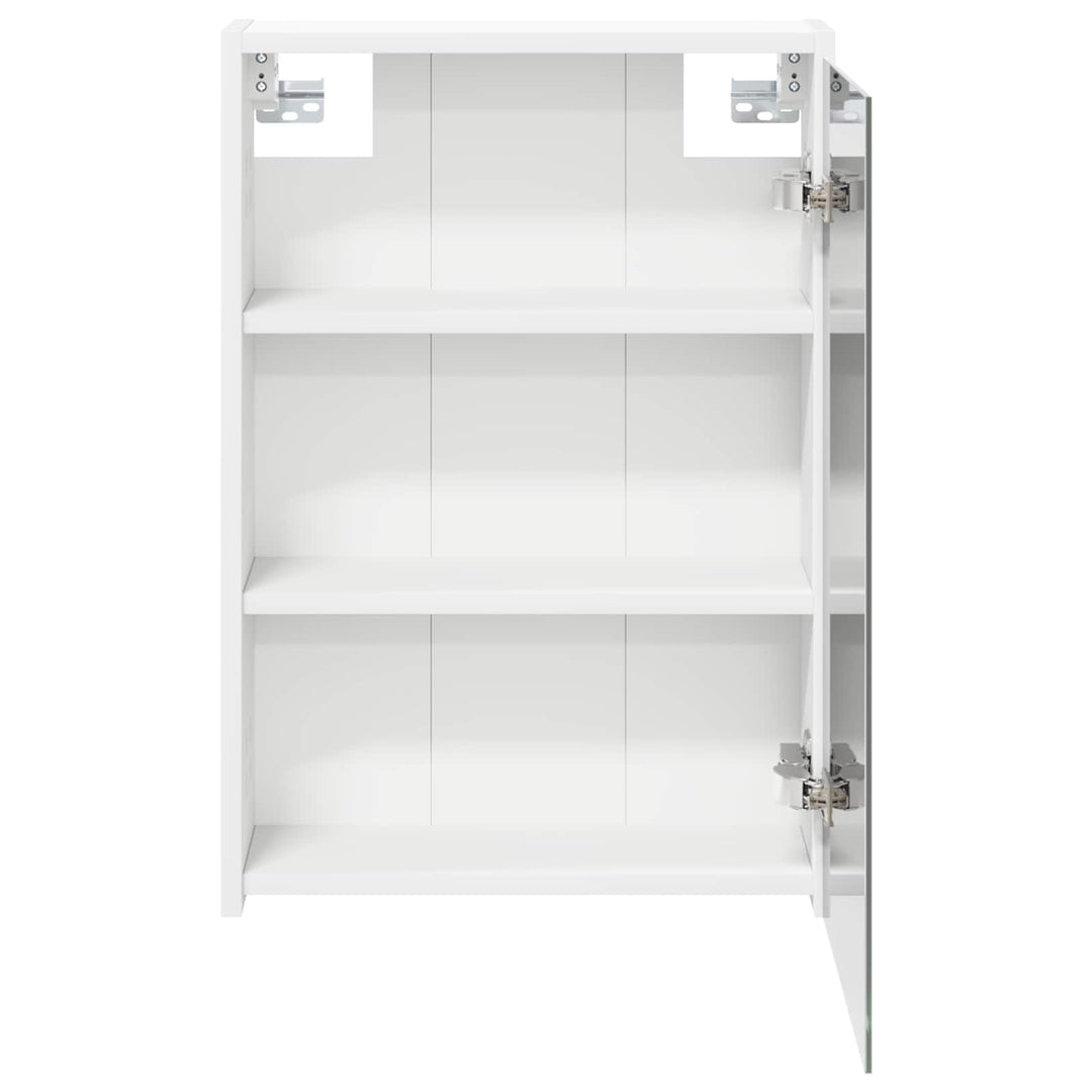 Badeværelsesspejlskab Hvid 43 x 16 x 62.5 cm Konstrueret træ