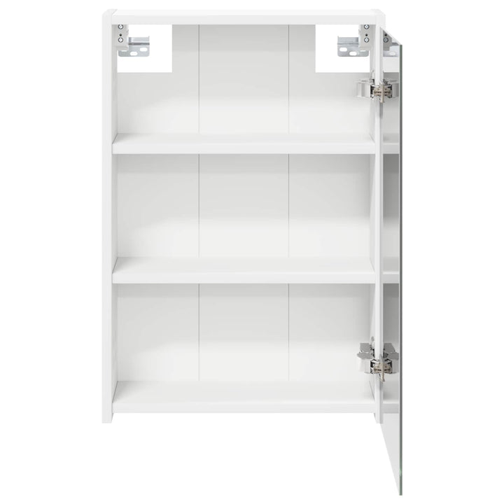 Badeværelsesspejlskab Hvid 43 x 16 x 62.5 cm Konstrueret træ