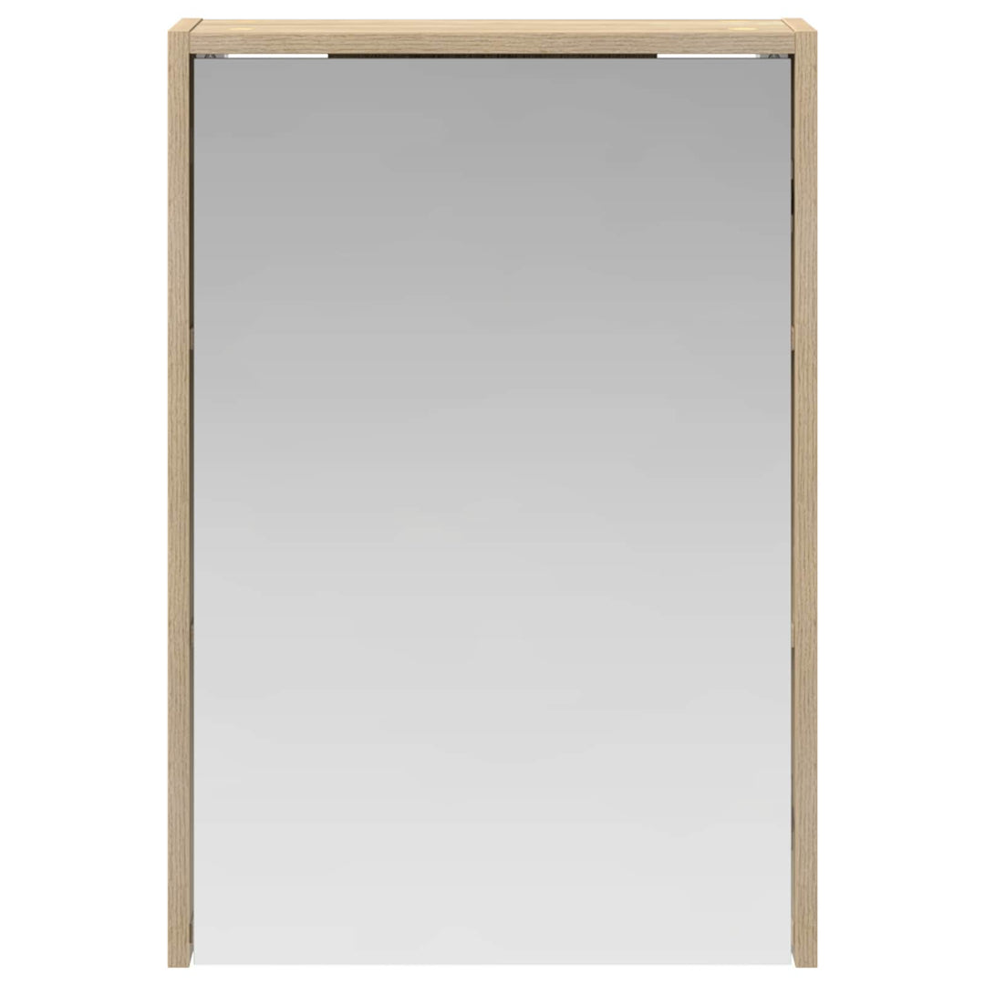 Badeværelsesspejlskab med hylde Sonoma eg 43 x 16 x 62.5 cm