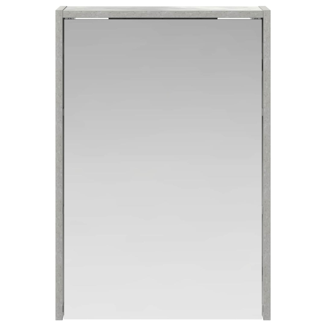 Badeværelsesspejlskab med hylde Beton Grå 43 x 16 x 62.5 cm