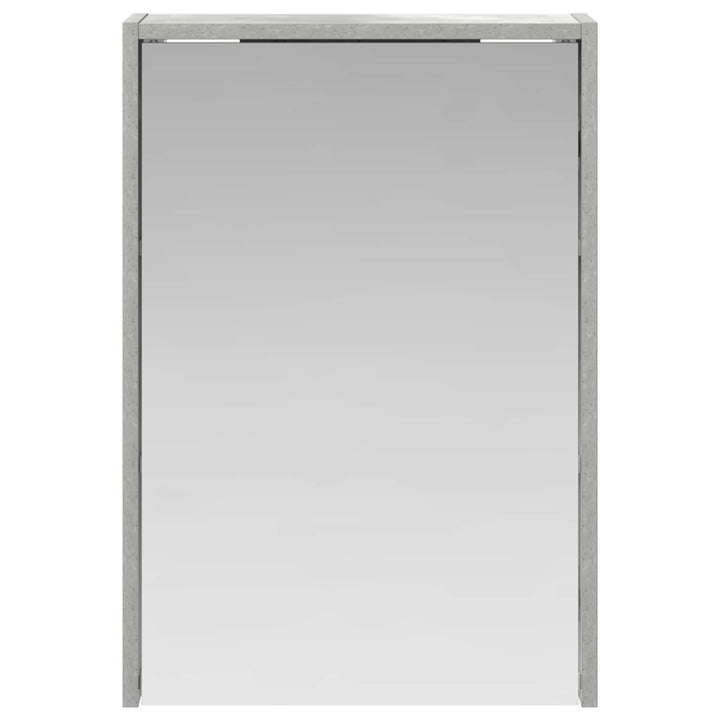 Badeværelsesspejlskab med hylde Beton Grå 43 x 16 x 62.5 cm