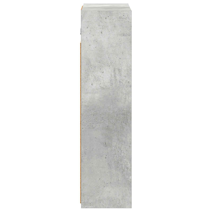 Badeværelsesspejlskab med hylde Beton Grå 43 x 16 x 62.5 cm