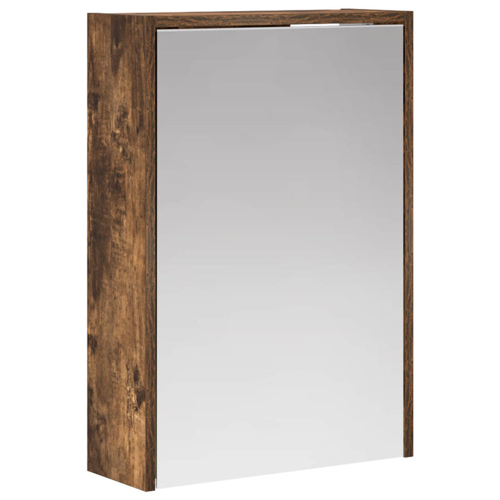 Badeværelsesspejlskab med hylde Røget eg 43 x 16 x 62.5 cm