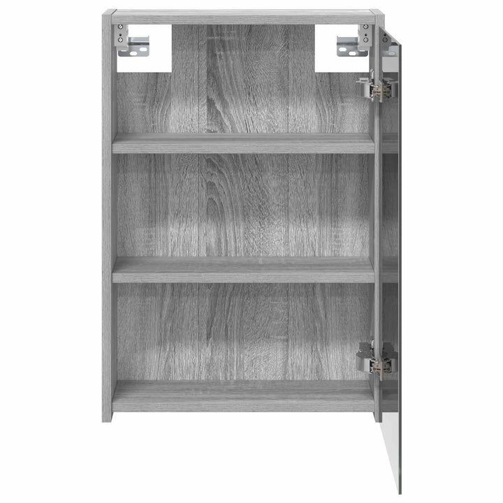 Badeværelsesspejlskab med hylde Grå Sonoma 43 x 16 x 62.5 cm