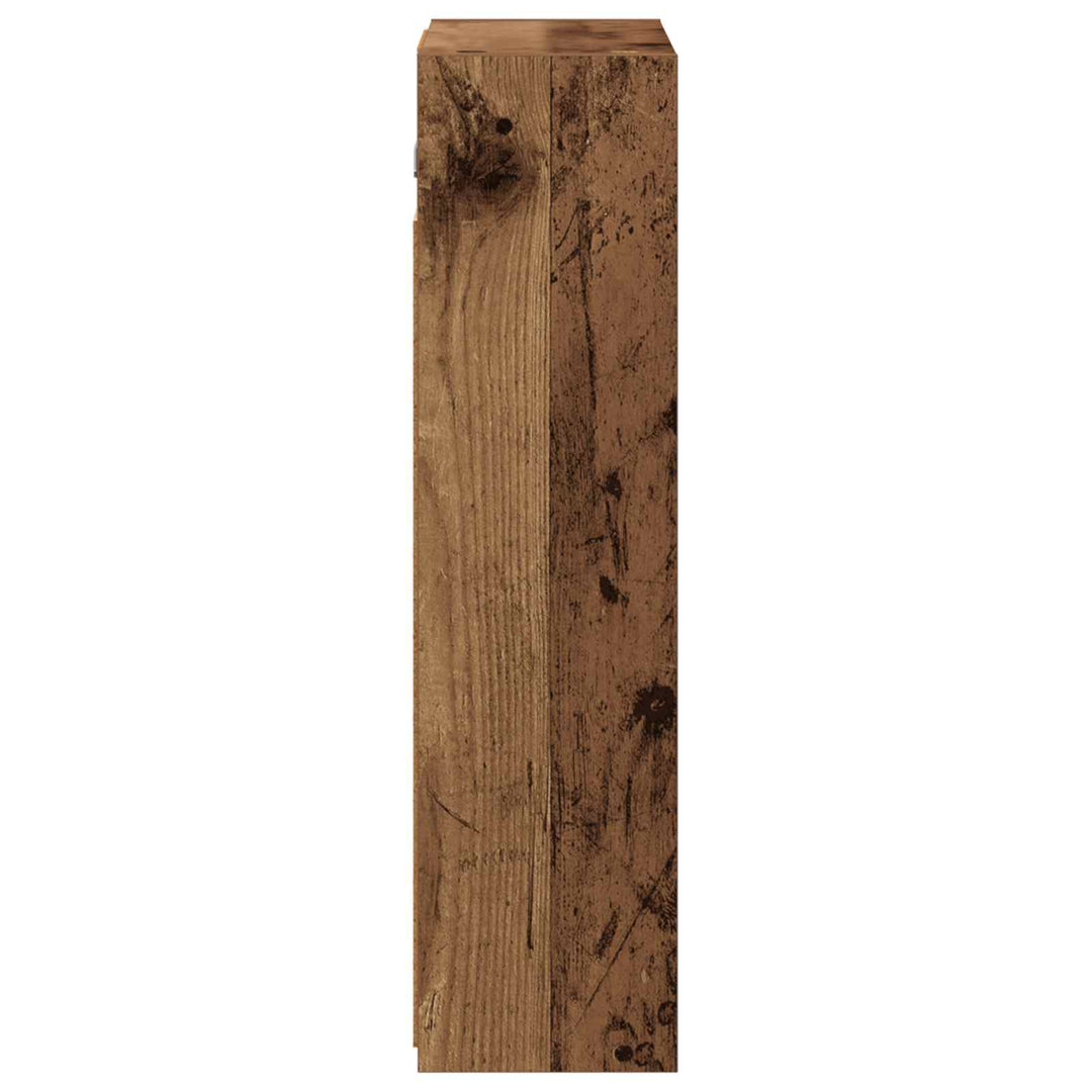 Badeværelsesspejlskab med hylde Gammelt træ 43 x 16 x 62.5 cm