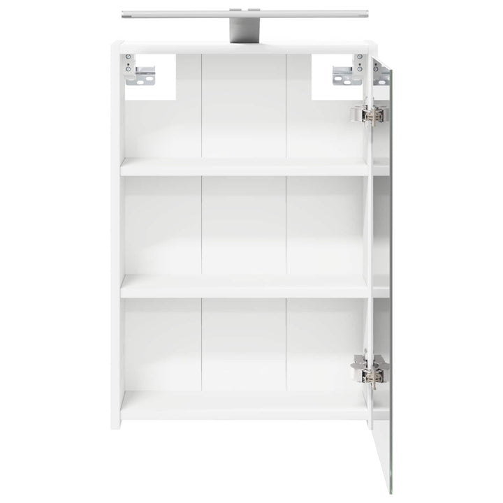 Badeværelsesspejlskab Hvid 43 x 16 x 62.5 cm Konstrueret træ