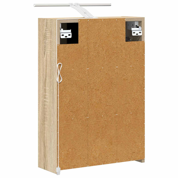 Badeværelsesspejlskab med hylde Sonoma eg 43 x 16 x 62.5 cm