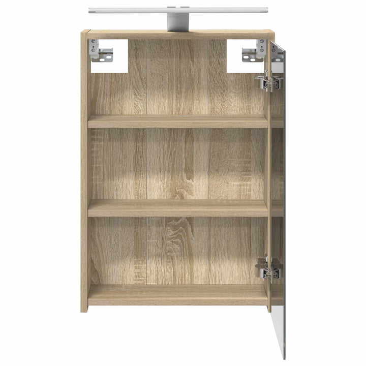 Badeværelsesspejlskab med hylde Sonoma eg 43 x 16 x 62.5 cm