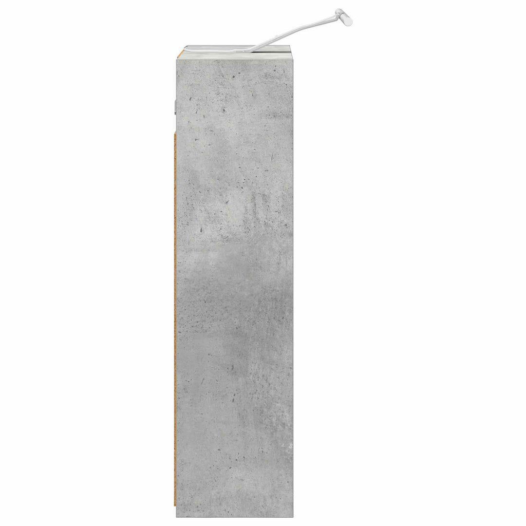 Badeværelsesspejlskab med hylde Beton Grå 43 x 16 x 62.5 cm