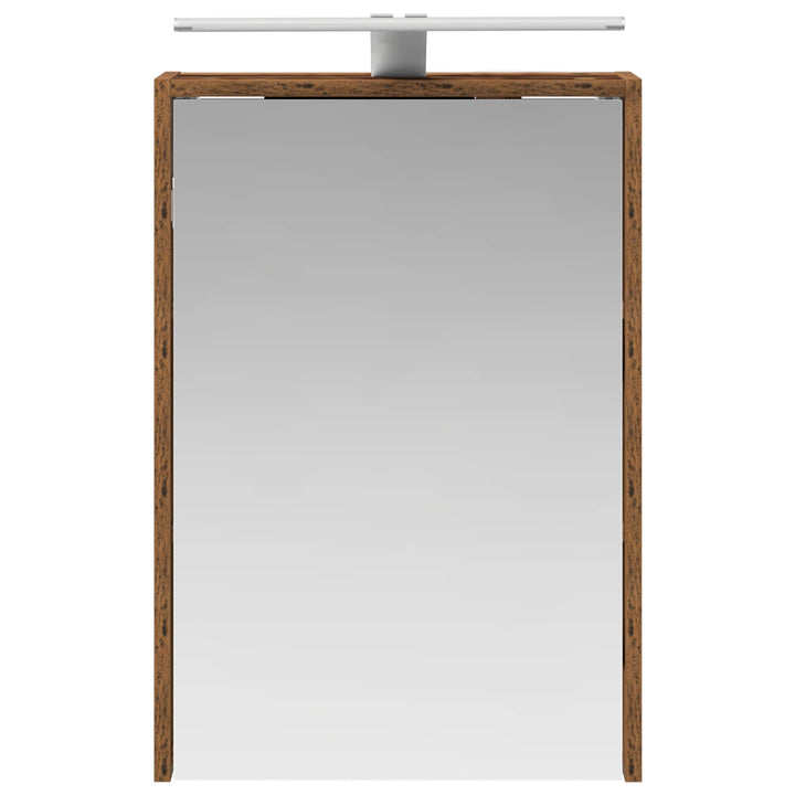 Badeværelsesspejlskab med hylde Gammelt træ 43 x 16 x 62.5 cm