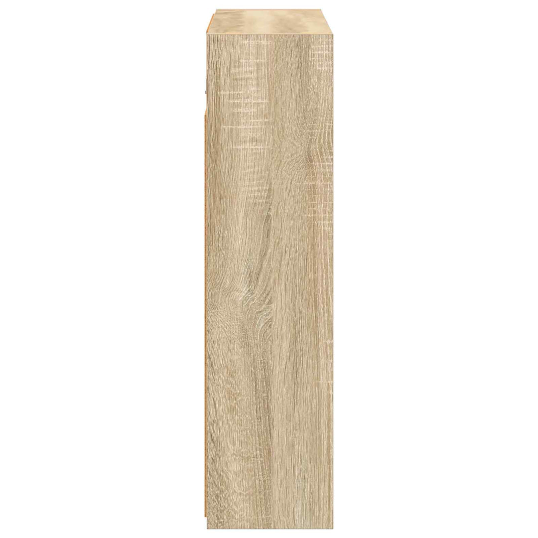 Badeværelsesspejlskab Sonoma eg 63,5 x 16 x 62,5 cm